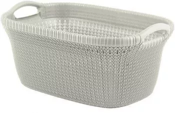 Cos rufe 2 manere alb 40 L 60x27x39 cm Curver 
