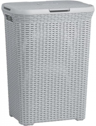 Cos rufe 2 manere capac gri 60 L 44x34x61 cm Curver