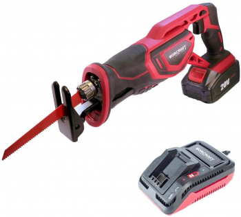 Fierastrau tip sabie 20V Li-ion cu acumulator 2Ah incarcator Worcraft 