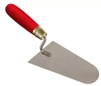 Mistrie inox Strend Pro Premium semirotunda 200 mm maner lemn rosu 