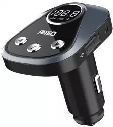 Modulator FM Bluetooth USB 2.4A AUX IN cu aplicatie pentru localizare vehicul 