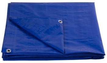 Prelata impermeabila cu inele 2.9x3.9 m PE 80 g/mp 12 mp 