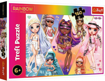 PUZZLE TREFL 160 RAINBOW HIGH FETELE COCHETE 