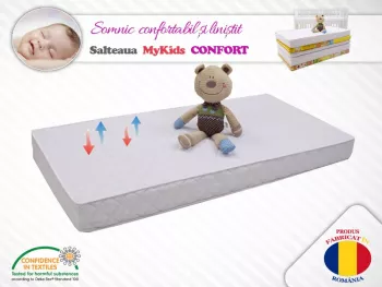 Saltea copii MyKids Cocos Confort II 160x80x10 cm