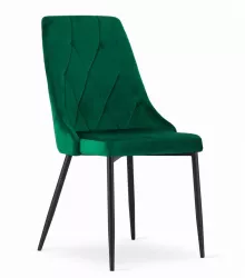 Scaun bucatarie/living Artool Imola catifea metal verde 48.5x61x93.5 cm 