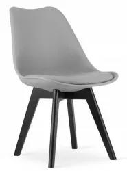 Scaun bucatarie/living Artool Mark PP lemn gri si negru 49x55.5x82.5 cm 