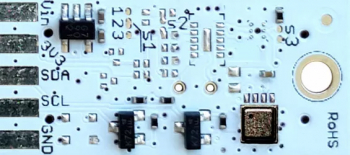 Senzor AI scaner gaz VOC VSC temperatura umiditate si presiune s-Sense BME688 3-5V auto I2C compatibil Arduino si Raspberry PI 