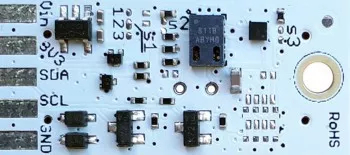 Senzor CO2 TVOC temperatura si umiditate s-Sense HDC2010+CCS811 3-5V auto I2C compatibil Arduino si Raspberry PI 