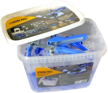 Set de nivelare si aliniere a placilor ceramice cleste 100 distantiere x 1 mm 100 pene 
