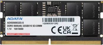 Memorie notebook ADATA 32GB DDR5 5600MHz CL46 1.1v 