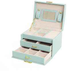 Cutie pentru bijuterii PAMI JB-0923-25-3 18x14x13 cm Verde 