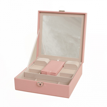 Cutie pentru bijuterii PAMI JB-0923-26-1 25x25x9 cm Roz 