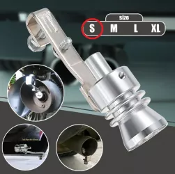 Fluier din aluminiu pentru toba marime S compatibil cu motoare intre 1000 - 1600 cc 