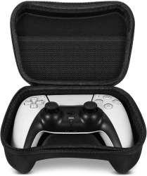 Husa de protectie pentru controler PS5 Zola® din plastic rezistent neagra 19x14x7.5 cm 