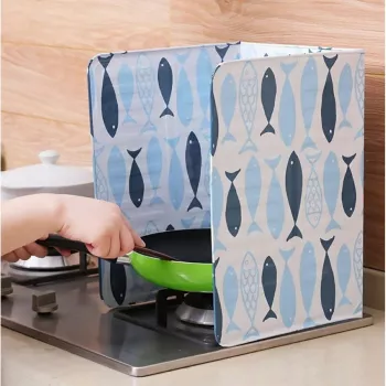 Protectie din aluminiu anti-stropire pentru gatitul pe aragaz lavabila model AVX-AG553F 