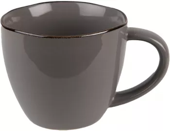 Set 4 cani ceramica gri 13x9x8 cm 300 ml 