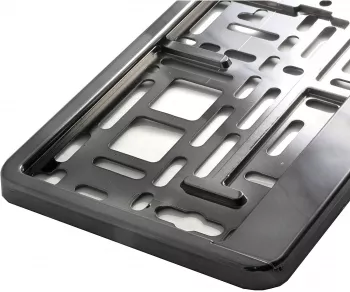 Suport numar inmatriculare din plastic calitate Premium culoare GRAFIT 