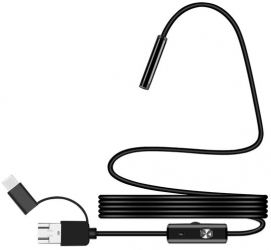 Camera inspectie endoscop IP67 Lungime 2 m Android / Windows USB 1280 x 720p 