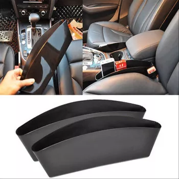 Set 2 Organizatoare Auto De Tip Buzunar Montaj Intre Scaun Si Consola Centrala Dimensiune 35 X 11 Cm 