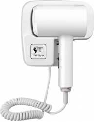 Uscator de par cu montare pe perete Zola® 1200W 230V alb reglare aer in 2 etape protectie la supraincalzire 