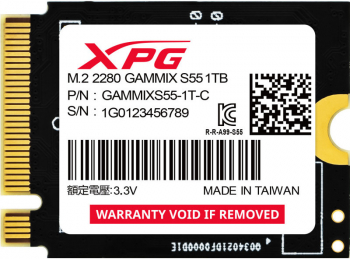 SSD ADATA XPG Gammix S55 1TB PCI Express 4.0 x4 M.2 2230 