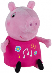 Jucarie plus muzicala cu lumini Jumini 25 cm Peppa Pig 