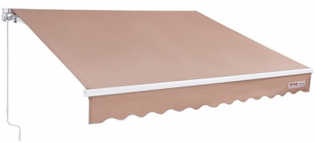 Copertina retractabila 400 x 243 x 150 cm Bej UV 80 densitate 280 g/mp 