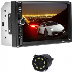 Dvd Auto Player Usb Bt Radio Mirrorlink 4x60 W + camera incastrabila 