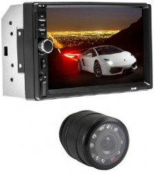 Dvd Auto Player Usb Bt Radio Mirrorlink 4x60 W + camera premium incastrabila 