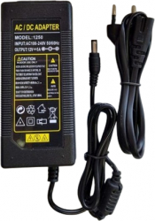 Sursa de alimentare DC 12V/5A 60W full protection pentru CCTV jack 5.5mm/ 2.5mm 
