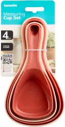 Set linguri de masura - plastic - 17 x 9 3 x 6 cm - 4 buc/pachet 