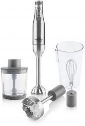 Blender vertical 4 in 1 ETA Spesso II 4215 90000 1200 W 6 viteze plus TURBO otel inoxidabil gri 