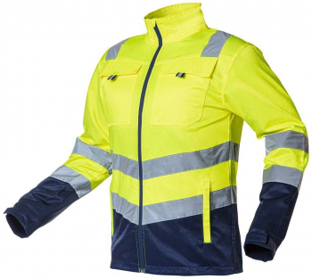 Geaca de lucru slim fit reflectorizanta galben model Visibility marimea L/52 NEO 