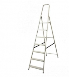 Scara aluminiu 6 trepte platforma max 125 kg 2.2 m Strend Pro 
