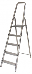 Scara aluminiu Master 4 trepte platforma max 125 kg 1.73 m 