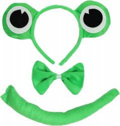 Costum pentru copii Zola® model broasca din 3 piese verde marime universala 