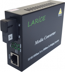 Gigabit media converter side A 1310/1550nm 20 km SC