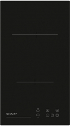 Plita ceramica incorporabila Sharp KH-3V19NT0K-EU 1200W-1800W 2 zone de incalzire 