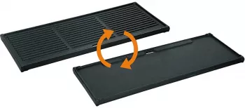 Plita din fonta cu 2 fete neteda si grill 44 x 19 5 cm pentru gratar Kansas Pro 3 Turbo Enders 7880 