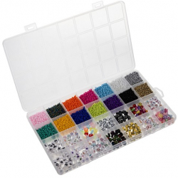 Set creatie bratari Zola® 10000 piese diverse modele de margele si accesorii