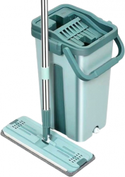 Set curatenie Scratch Clean galeata cu storcator si rezerva mop menta 