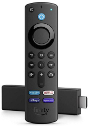 Media Player Amazon Fire TV Stick HD 2021 (3rd Gen) Quad-Core Wi-Fi Bluetooth Dolby Atmos Negru 