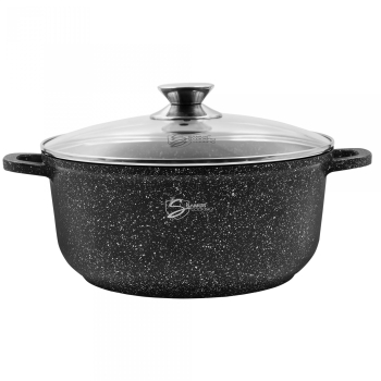 Oala cu capac Samus TOL26-OC 5.5L din aluminiu turnat 