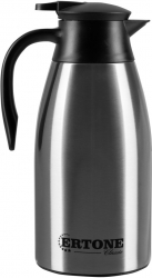 Cana termorezistenta Ertone MN-448 de 2 L design modern Inox Argintiu