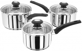Set cratite 6 piese Judge Essentials otel inoxidabil 16/18/20 cm 1/1.6/2.1 l argintiu 
