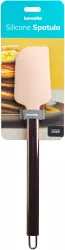 Spatula din silicon cu maner din inox - culoare piersic - 29 x 5 2 x 1 cm 