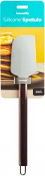 Spatula din silicon cu maner din inox - gri - 29 x 5 2 x 1 cm 