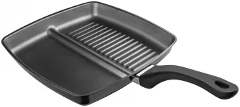 Tigaie grill Judge Essentials aluminiu 26x24 cm negru