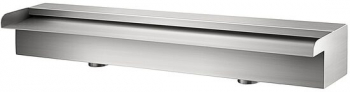 Cascada dreptunghiulara pentru piscina Inox Latime lama apa 150 cm dimensiune 150 x 11.5 x 8 cm 