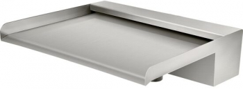 Cascada dreptunghiulara pentru piscina Inox Latime lama apa 30 cm dimensiune 30 x 26 x 8 cm 